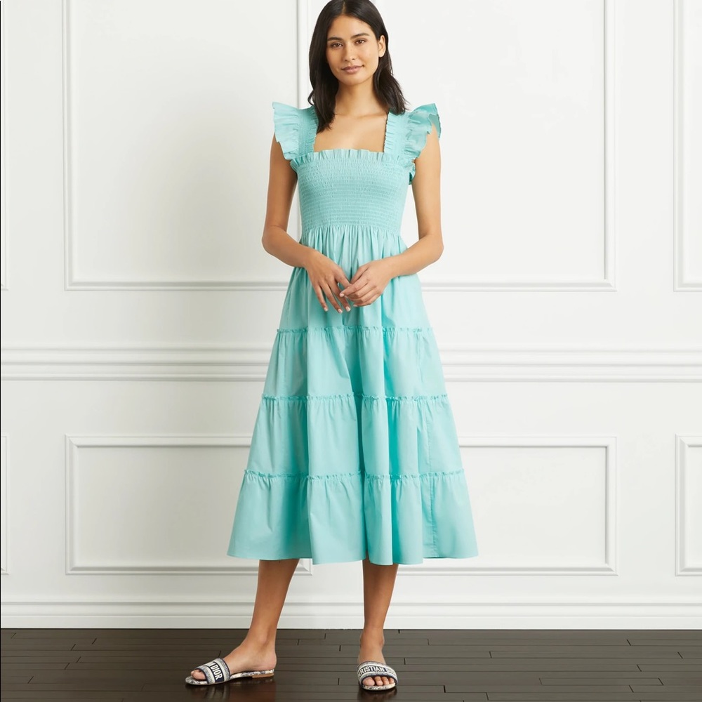 The Ellie Nap Dress in Bay Blue - Like New Condition